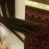 Dark Brown 10" Piece Hairpad Hairpiece 100% Remy Human Hair Clip Side Patches