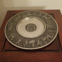 Antique Munchen Collectible Pewter Commemorative Plate