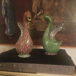 Antique Chinese Enamel Cloisonne Pair Of Ducks