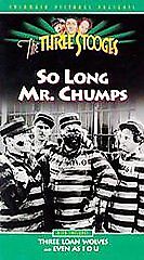The Three Stooges SO LONG MR. CHUMPS Columbia VHS 1993 - Diamonds Sapphires Rubies Emeralds